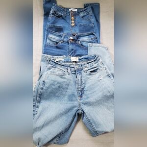 (3)Womens Juniors Jeans Sz 1 & 0 Truly Bella Denim, Wax Jeans, Universal Threads